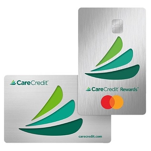 CareCredit and CareCredit Rewards credit cards 디자인